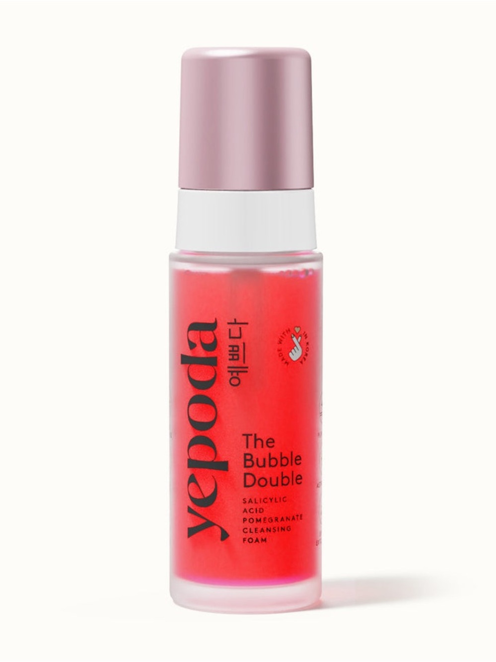 The Bubble Double Pomegranate Cleansing Foam — Pink/Red